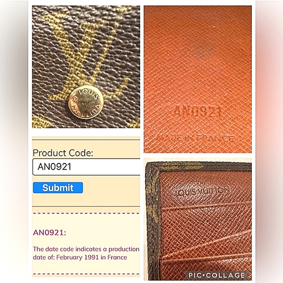 LOUIS VUITTON AUTHENTIC LEATHER V FLAP ELISE WALLET EUC - Picture 15 of 16